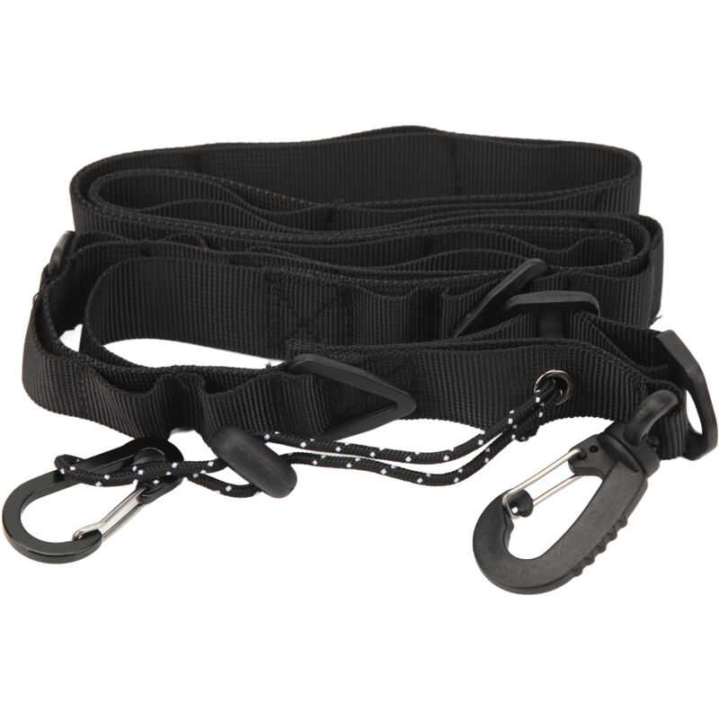 Sangle de Rangement Camping Anti-Dérapante avec Anneau Triangulaire pour Accessoires de Randonnée