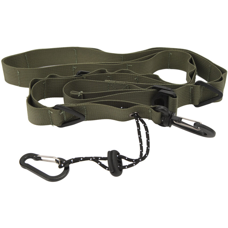 Sangle de Rangement Camping Anti-Dérapante Multifonction avec Anneau Triangulaire pour Équipement de Plein Air