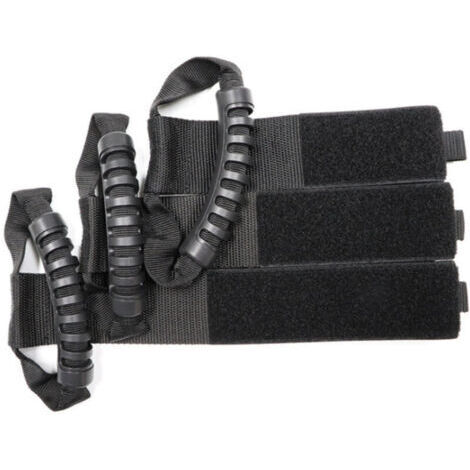 Sangle de rangement portable avec poignée, idéale pour les piscines, les bateaux, les camping-cars, les tuyaux d'arrosage, les fils et câbles. Noir, taille S.