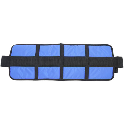 Sangle de sécurité ajustable pour fauteuil roulant, ceinture de maintien pour personnes âgées et patients - Bleu