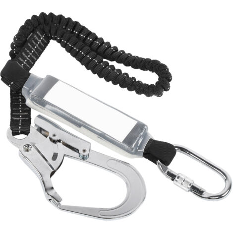 Sangle de sécurité élastique anti-chute Camnal avec crochet pour haute altitude