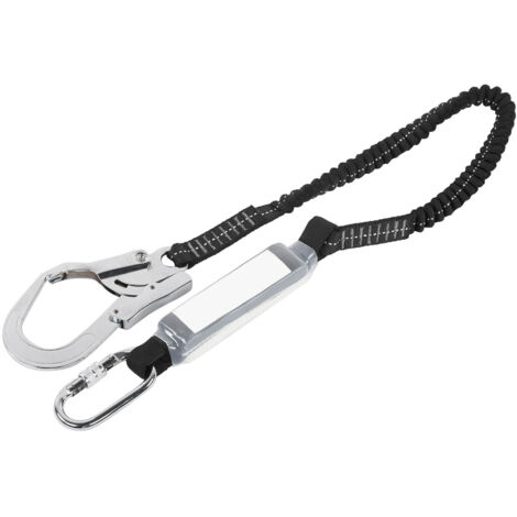 Sangle de sécurité élastique anti-chute Camnal avec crochet pour haute altitude