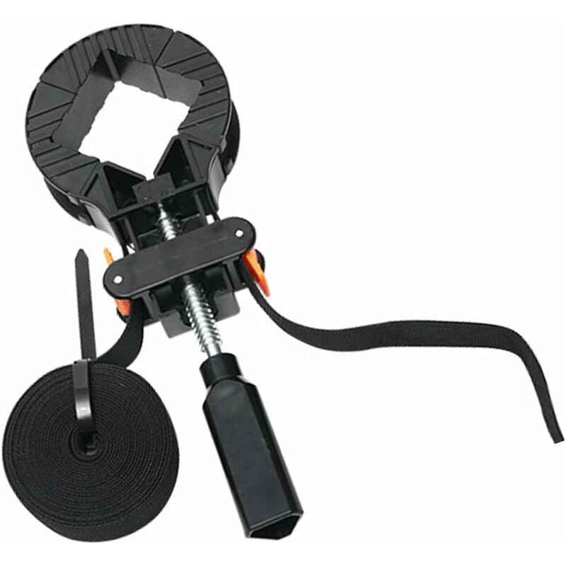 Sangle de Serrage de coin Réglable, Pince de Coin Réglable à 4 Mâchoires, Collier de Serrage de Sangle Collier de Serrage d'angle, Postuler à Coin