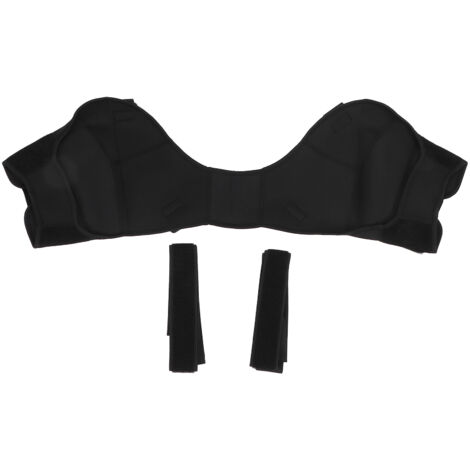 Sangle de soutien double épaule en nylon - Atténue la douleur, compression et protection - Brace M (40-45 cm)