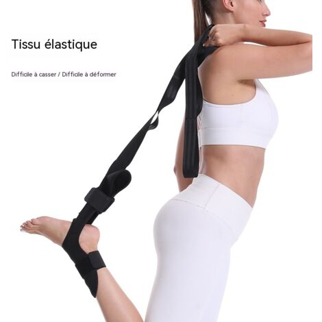 sangle de traction pour chevilles et pieds reglable par segments sangle d'etirement de yoga sangle d'assouplissement aide a l'etirement en stock