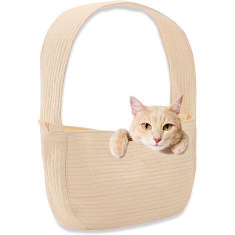 Sangle de transport pour animaux de compagnie (S, marron)-Fei Yu
