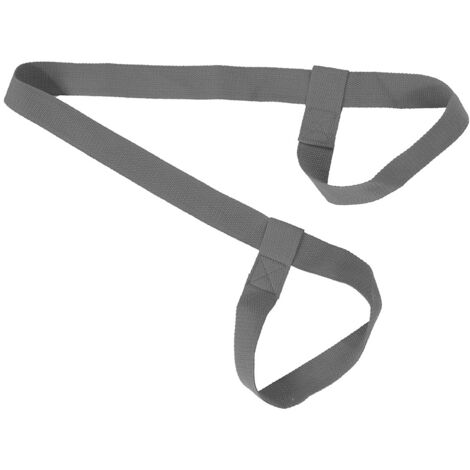Sangle de Transport Réglable pour Tapis de Yoga, Ceinture Portable pour Sport et Fitness (Gris)