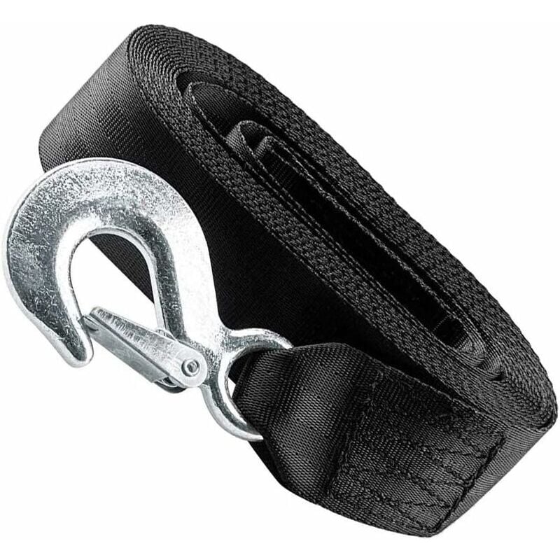 GABRIELLE Sangle de treuil de remorque Sangle de treuil de remorque de Bateau Marin Robuste avec Crochet de sécurité, résistance à la Rupture 10000