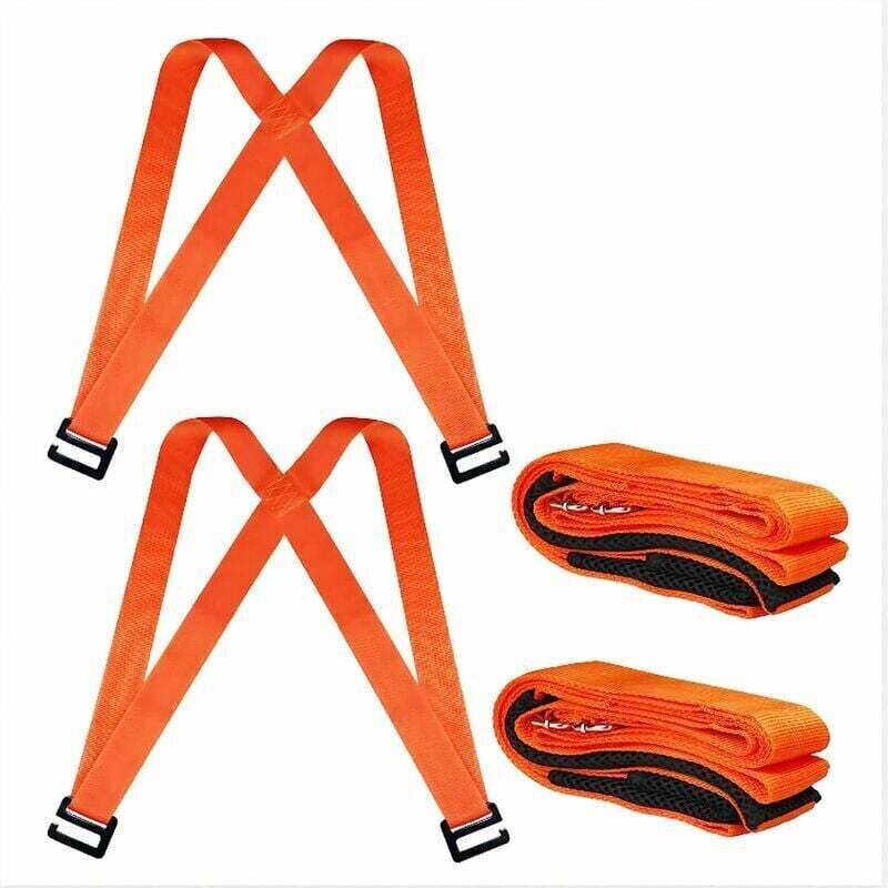 Sangle Déménagement, Brets de Levage, Système de Levage et de Déplacement de 2 Personnes Avec Coussin, Déplacez, Transportez et Sécurisez Facilement