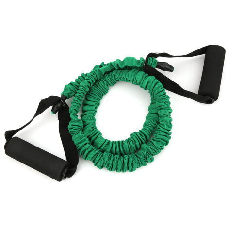 Sangle Élastique Fitness Résistance 10lb - Rope Pull Vert pour Yoga et Entraînement Puissance Intérieur Anti-Rupture