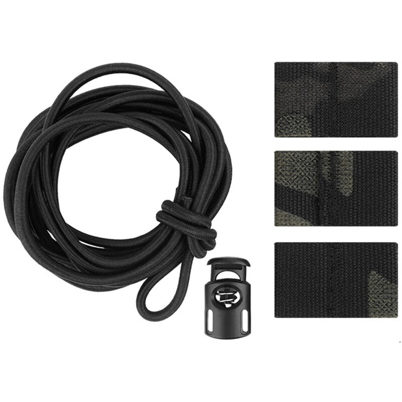 Sangle élastique robuste et ajustable pour articles roulés - Noir