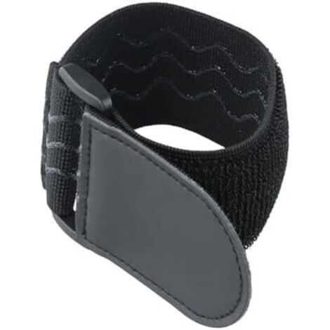 Sangle en Elastique avec de la Silicone Antidérapant, 30×5 CM Nylon Sangles Câble Attaches, Multi-Usage et Réutilisable pour Cordes, Câbles, Tuyaux d’ Arrosage, Vélos (Noir) -
