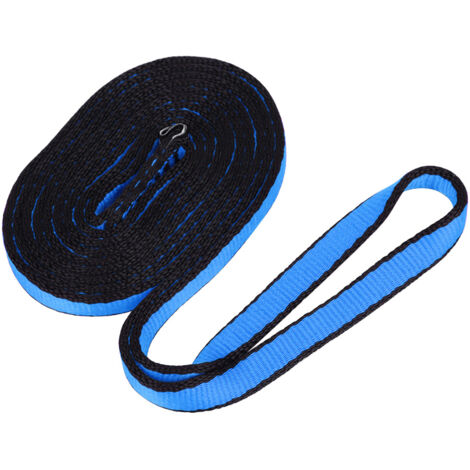 Sangle plate d'alpinisme 120cm bleue pour équipement d'escalade et sécurité en plein air