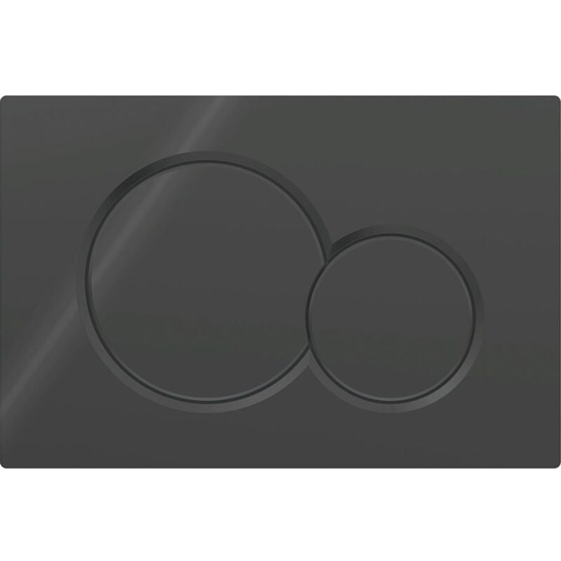 Pour Geberit Sigma01 - Plaque de déclenchement SIgma01, noire 115.770.DW.5