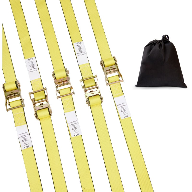 Sangles d'arrimage à cliquet Mophorn 8 pk), résistance à la rupture de 4 400 lb, cliquet sans fin E-Track avec 8 sangles de qualité supérieure de 2