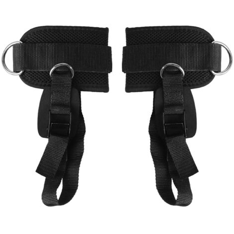Sangles de cheville ajustables pour appareils de câble, support D-Ring avec boucle pour protection et fitness