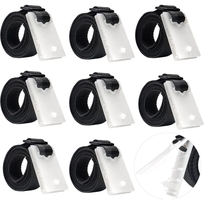 Roleader - Sangles de Maintien,Accessoires Enrouleur de Couverture Solaire Jeu de Roues de Parasol Sangles de Serrage de Couverture de Piscine, pour