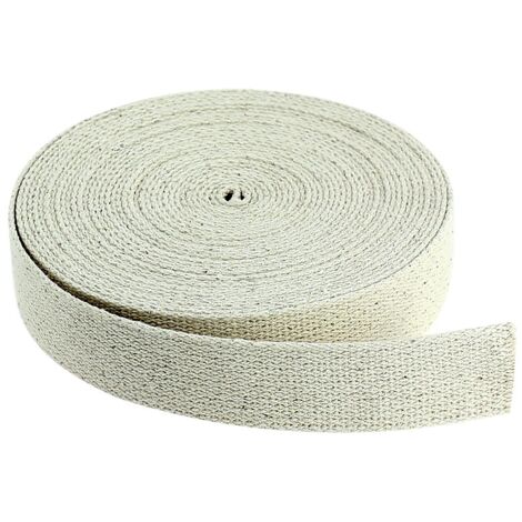 Sangles de manutention en coton 35mm x 25m – Tissage indémaillable – Fils d’âmes haute résistance pour levage intensif – Lecuyer