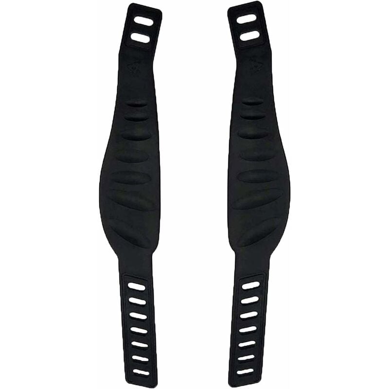 Sangles de Pédale de Vélo, 1 Paire Sangles de Pédale en Caoutchouc, d'exercice Sangles de Pédale, Courroie de Pedale, pour Vélo d'exercice