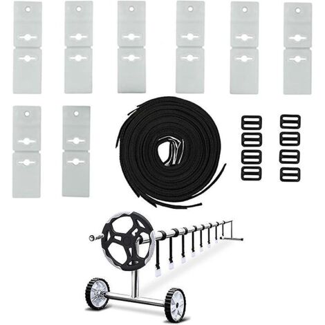 sangles De Serrage De Couverture De Piscine Enterre, Accessoires Pour Enrouleurs Solaires, Sangles D'enroulement De Film De Piscine