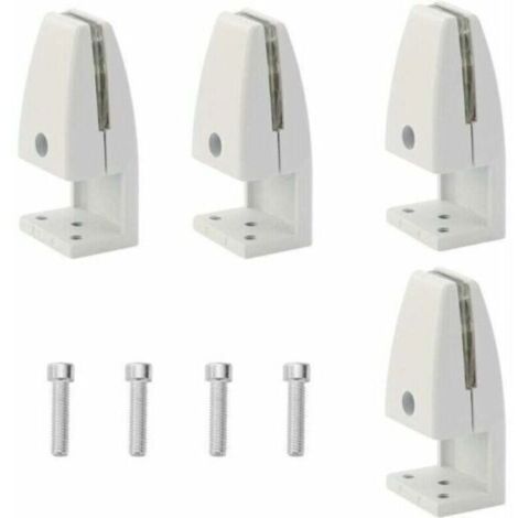 Sangles de support réglables pour draps de lit triangulaires pour un matelas lisse, lot de 4, blanc