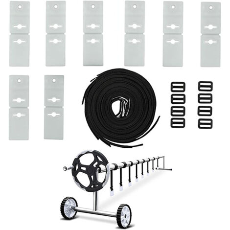 Sangles de tension pour couvertures de piscine enterrées, accessoires pour enrouleurs solaires, cordes pour chariots de collecte de films de protection pour piscines