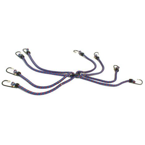 Sangles élastiques en caoutchouc pour la fixation des bagages, 8 branches, 60 cm x 7 mm BSTRAP-01 AMIO-01146