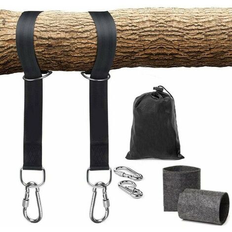 VGEBY Sangle de hamac Lot de 2 sangles de hamac pour camping, cordes à