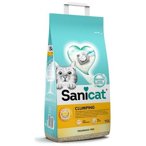 Sanicat Clumping Unscented 10L 265429