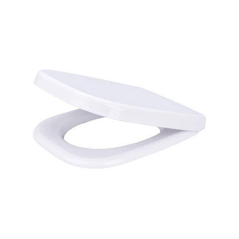 Saniclass Abattant WC - quickrelease - softclose - compatible avec Duravit D-code - blanc brillant