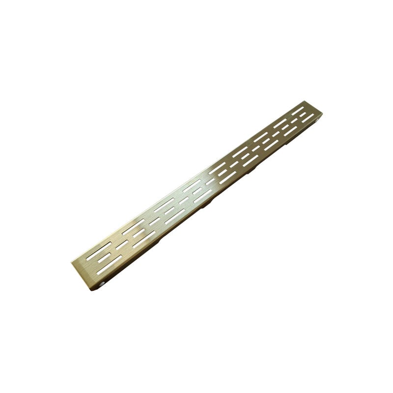 Saniclass Grille pour caniveau de douche 140cm Laiton PVD