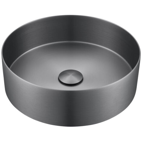 Saniclass ONE vasque a poser 36x11cm inox gunmetal
