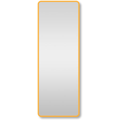 Saniclass Retro Line 2.0 Rectangle Miroir rectangulaire 140x50cm arrondi cadre Or mat