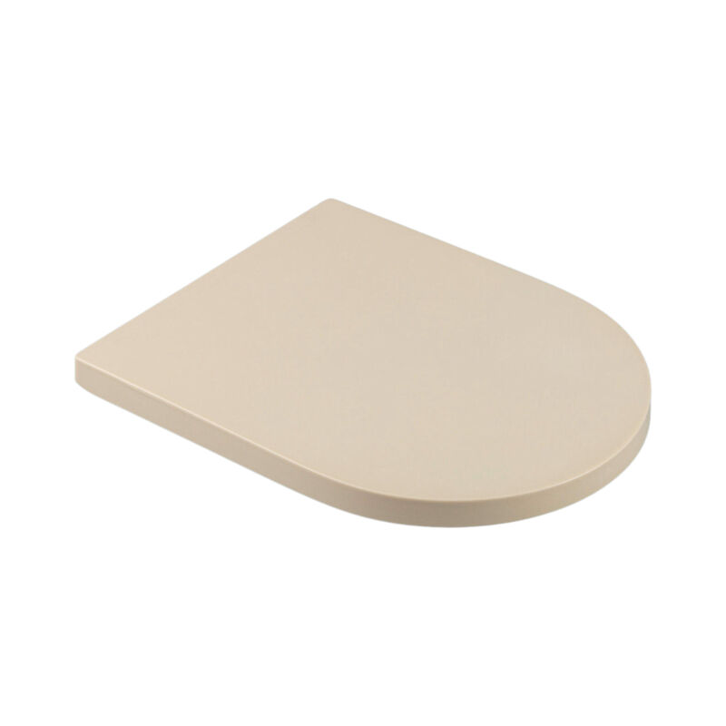 Saniclass - Universo Abattant wc - fermeture douce - déclipsage rapide - duroplast - 46x36cm - 35mm - beige mat