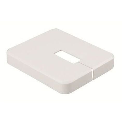 sanicomfort Kunststoffrosette K12 für Heizkörper-Standrohrfuß, weiß Heizungsinstallation