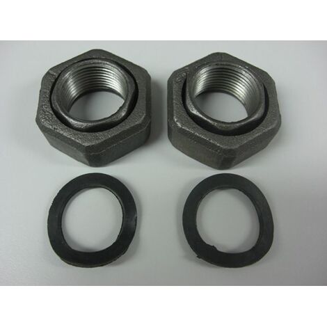 Sanicomfort Pumpenverschraubung 1 IG x 1 1/2 IG Heizungsinstallation