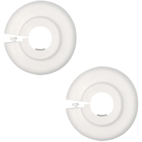 sanicomfort PVC-Klapprosetten 12 mm, weiß, 2 Stück Heizungsinstallation