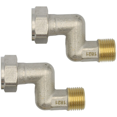 Sanicomfort S-Anschlußstück 1/2" - 2  Stück