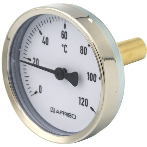 Sanicomfort Zeigerthermometer 21,3mm 1/2" 0-120°C