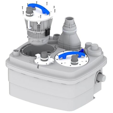 Saniflo Sanicubic 2 Pro 6102 Heavy Duty Pump Macerator WC Basin Bath Shower