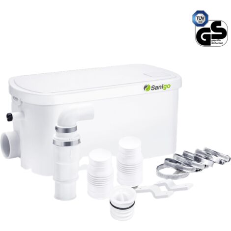 Sanigo Duschpumpe 250W Hebeanlage 35 dB Sehr leise für Waschbecken und Dusche