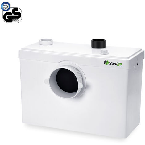 Sanigo Hebeanlage 600W Abwasserpumpe Sanigo 3/1 für WC Dusche Lavabo