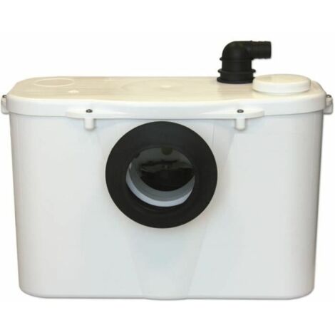 Sanipro - Trituratore per WC Sanisan con montaggio a terra, 400 W