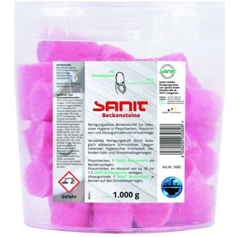 Sanit Beckensteine 48 Stück 1.000g Dose