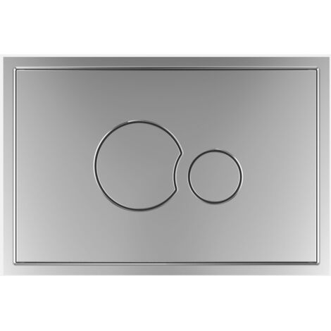 Sanit Betätigungsplatte SK 706, Kunststoff, chrom