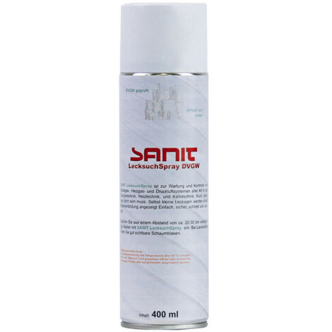 Sanit Chemie LecksuchSpray  DVGW-geprüft, Dose 400 ml 3030