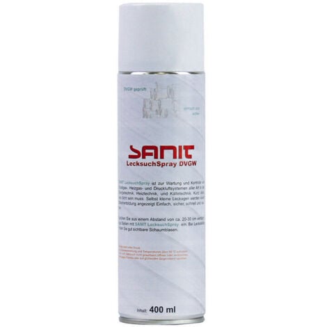 BANYO Sanit Chemie LecksuchSpray DVGW-geprüft, Dose 400 ml 3030