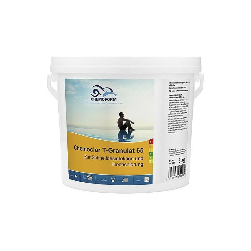 Chemochlore-T-Granulé 65 sceau 3kg - Sanit
