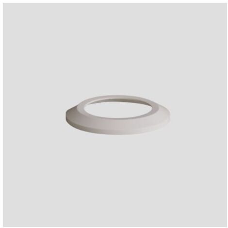 Sanit Flachrosette DN90 58A06010099   weiß, Höhe 13mm