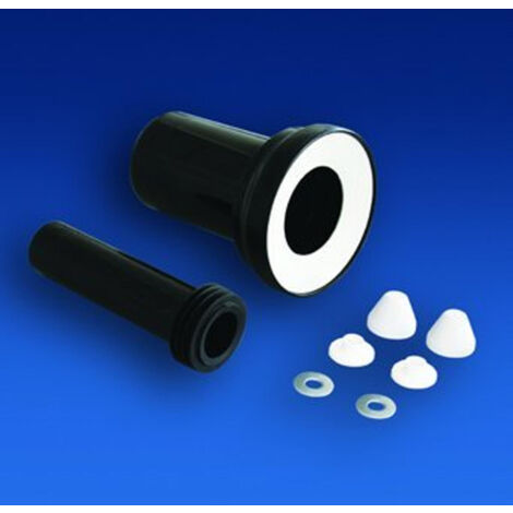 Sanit Raccordement WC suspendu droit 180mm kit de raccordement complet